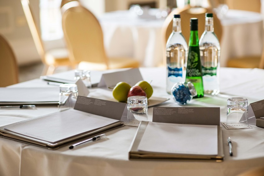 Thainstone House Meeting Table Set Up