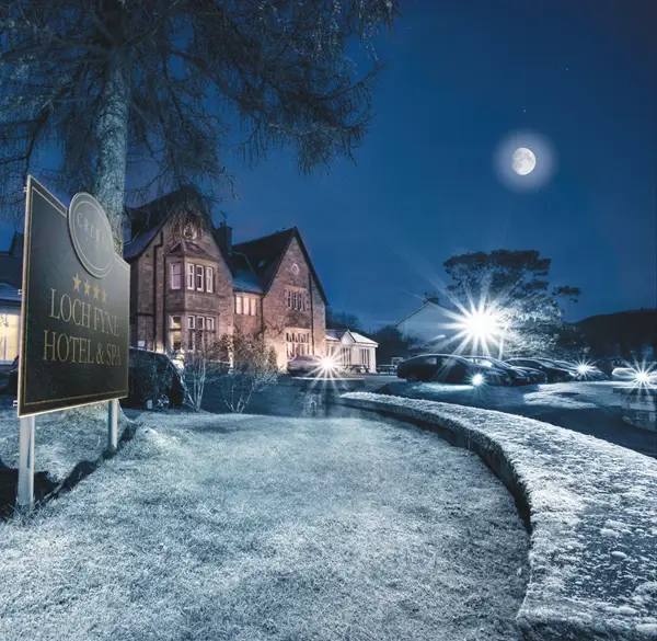 Crerar Group | Lochfyne Exterior Winter2018 Lighter New Sign Lower Moon